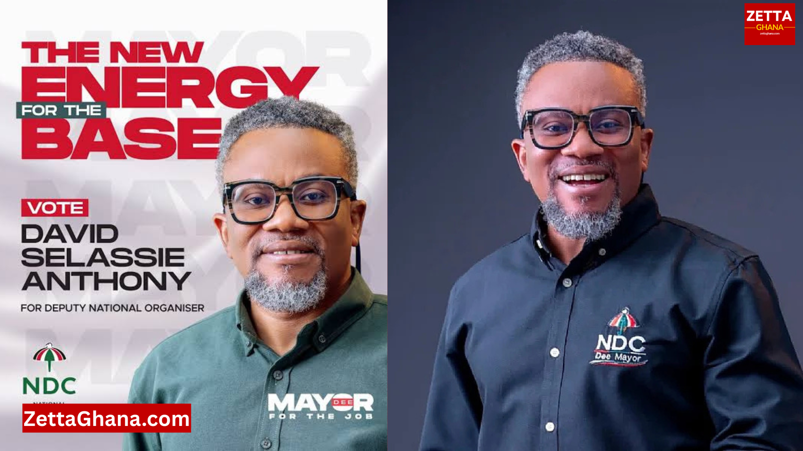 David Selassie Anthony ‘De Accra Mayor,’ Declares Bid for NDC Deputy National Organiser Position