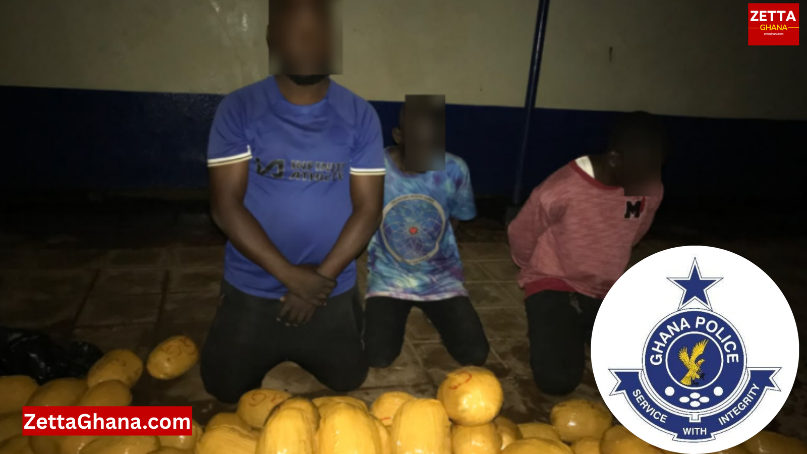 Four Arrested in Tamale With 142 Parcels of Suspected Indian Hemp
